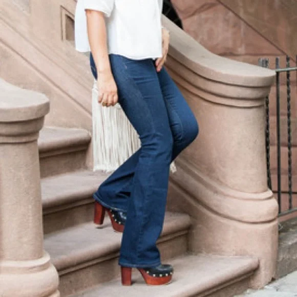 7 For All Mankind A Pocket Flare Jeans - Picture 1 of 8